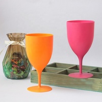6 gobelets en plastique colorés, verres à champagne et à vin en plastique pour fêtes, mariages, dîners, durables et réutilisables