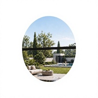 Fenêtre électrique à levage et abaissement en alliage d'aluminium à trois couches de verre trempé, sur mesure pour les balcons de villas - Fenêtre insonorisée