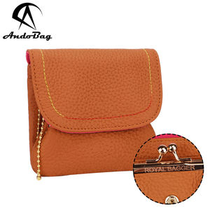 AndoBag Lichee Pattern Coin <b>Purses</b> for Women Genuine Cow Leather <b>Cute</b> Small Wallet <b>Purse</b> Fashion Mini Card Holder 1470 - Product Image 1