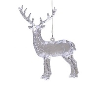 26 décorations de scène de Noël, ornements festifs, pendentifs en forme d'élans, accessoires photo, toile de fond pour porte, création d'ambiance de vacances, en plastique