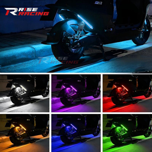Lumières stroboscopiques décoratives pour moto, scooter, modification électrique, lumières d'avion, lumières ambiante LED Maverick, universelles - Product Image 5