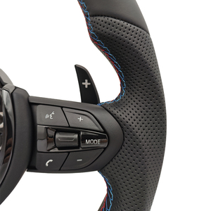 <span class=keywords><strong>Volante</strong></span> Deportivo <span class=keywords><strong>M</strong></span> Sport con Moldura de Inserto Negro y Parte Inferior Plana para <span class=keywords><strong>BMW</strong></span> F10 F20 F22 F30 F31 M3 F80 F82 M5 F90 E70 E71 <span class=keywords><strong>E90</strong></span> E92 - Product Image 4