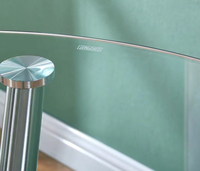 Table à manger en verre trempé Pieds en acier inoxydable design moderne de style nordique