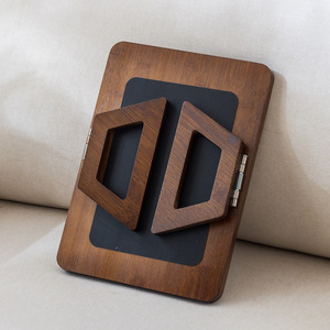 Sofa Tray Wooden Folding Armrest <b>Table</b> <b>Rotatable</b> Tea <b>Coffee</b> Serving Tray For Living Room Couch Use - Product Image 4