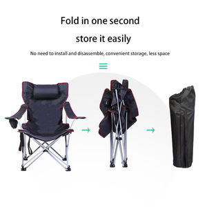 Taşınabilir kamp için açık katlanır sandalyeler plaj küçük banklar balıkçılık sandalyeler ofis öğle yemeği molası şezlong katlanır yataklar - Product Image 1