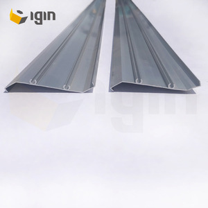 Lamelles en aluminium IGIN de 75 mm de largeur, à double crochet et double œillet, pour usage industriel et civil, avec surface anodisée par extrusion - Product Image 4