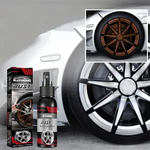 Rayhong - Removedor de ferrugem em spray para farol de carro, agente de conversão antiferrugem e descontaminação de óleo para limpeza de rodas e faróis