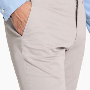 Pantalones Chinos Casuales de Algodón para Hombre, de Sarga Elástica con Múltiples Bolsillos - Product Image 5