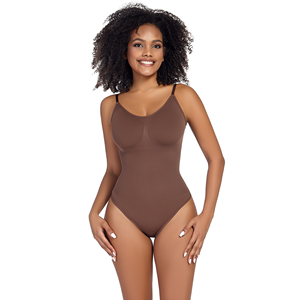 促销高压缩塑身衣彩色紧身衣丁字裤加尺寸塑身衣压缩紧身衣 - Product Image 3