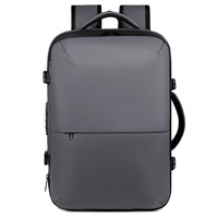 Sac à dos personnalisé de grande capacité pour ordinateur portable Sac étanche de compression sous vide antivol Sac à main extensible pour voyage d'affaires