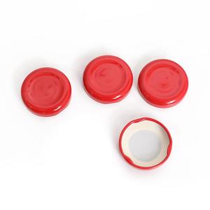 Tapas de botella de leche de vidrio personalizadas de 82 mm Tapas de rosca <span class=keywords><strong>Tapa</strong></span> de metal para botella de leche - Product Image 2