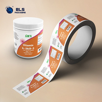Étiquettes rondes personnalisées souples pour gobelets, autocollants étanches de qualité alimentaire pour emballages de boissons, prix d'usine OEM en gros