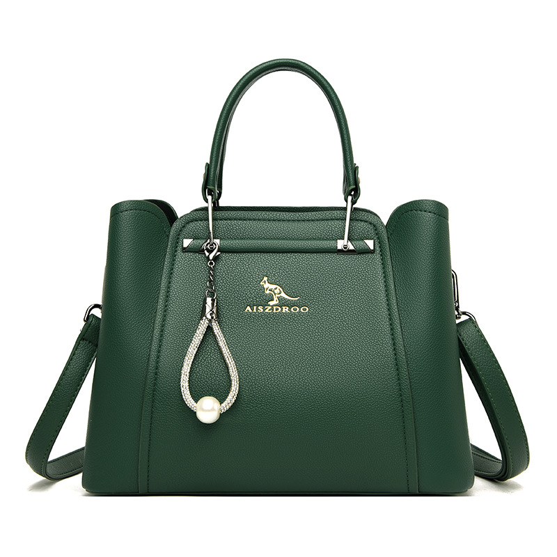 Sac Fourre-Tout Femme En Cuir PU - Grande Capacité 32x13x25 Cm - Bandoulière Non Réglable - Multipotent - Café, Noir, Marron