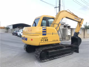 Excavadora Komatsu PC56 PC55, excavadora de orugas Komatsu usada, excavadora antigua de 6 toneladas en Shanghai, China, a la venta, PC 60 60-7 PC60 - Product Image 6