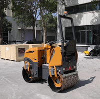 Compacteur routier vibratoire à double tambour hydraulique de 1 tonne, 1,2 tonne à 5 tonnes, 6 tonnes, pour travaux de construction