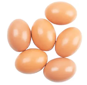 بيض الدجاج يشجع على وضع البيض ويثني عن نقر وتناول الطعام بشكل رائع لاختبار المكنسة بيض الدمى الخشبي