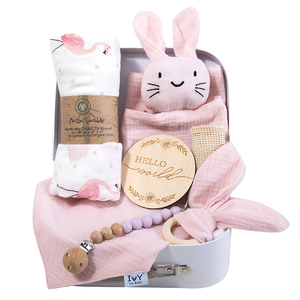 Regalos <span class=keywords><strong>para</strong></span> bebés Manta de seguridad <span class=keywords><strong>para</strong></span> bebés, regalo único <span class=keywords><strong>para</strong></span> recién <span class=keywords><strong>nacidos</strong></span> Baby Lovey Welcome - Product Image 3