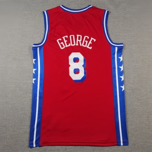 Nouveaux maillots de basket-ball respirants de haute qualité de Philadelphie avec logo en relief, maillots personnalisés à manches courtes - Product Image 5