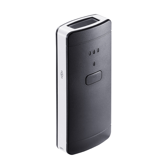 P2000L QR Code Scanner for iPhone iPad Android & IOS Mini USB Wireless Barcode Scanner for POS Black A4 Stock S