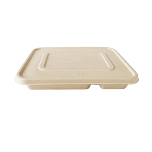 Compostable phân hủy sinh học mía bã mía Burger Bento hộp - Product Image 3
