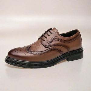 Zapatos Oxford de Vestir de Cuero para Hombre de Alta Calidad, Mocasines Italianos, Zapatos Formales para Hombre - Product Image 1