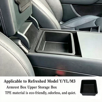 Boîte de rangement centrale pour le nouveau Model Y Juniper 3 Highland, organiseur de console centrale