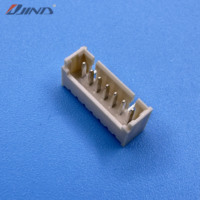 JINDA 1.25T-1-7AW 1,25mm 7-Pin PCB Looper-Buchse Vertikaler Stecker SMT Wafer-Header Kabel-zu-Platine-Verbinder TIN-Beschichtung LED DC