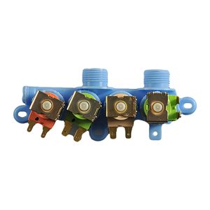 Ge Water Inlet Valve Wh13x26637 Solenoid For <b>Front</b> <b>Load</b> <b>Washer</b> Plastic Electric High Quality - Product Image 3
