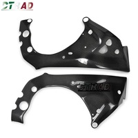 DTRAD Yamaha YZF-R1/M 2025 R1/R1M 2015-2025 MT-10 FZ-10 2016+ Carénage de cadre de moto double usage en fibre de carbone sergé brillant