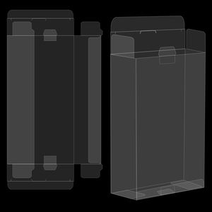 HIGOPLAY Boîte de présentation de stockage de protection UV en PET transparent Super-Premium Boîte standard de conception en relief Compatible avec la communication filaire - Product Image 2