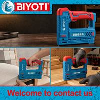 BYT-SG501K Pistolet agrafeur électrique sans fil 5-en-1 à batterie, vente chaude usine, pour meubles, menuiserie, bricolage