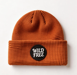 <b>Winter</b> Unisex Skull Custom Watch Cap Luxury Waffle Knit Beanie Patch Logo Knitted Cuffed Beanie <b>Hat</b> <b>Mens</b> - Product Image 2