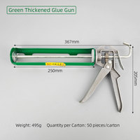 Pistola de calafateo manual metálica giratoria 360 grados, herramienta de sellado de silicona que ahorra esfuerzo, grado DIY con soporte para personalización OEM