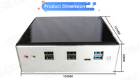 Mini PC Gaming NUC Puissant en Promotion avec Processeur Core i7-10710U de 10ème Génération, Double RAM DDR4, SSD, Affichage 4K, Windows 10, Wi-Fi 5 et Ventilateur