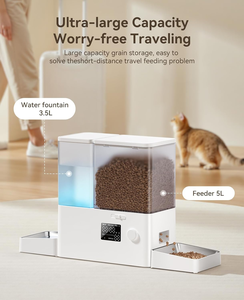 Dispensador Automático de Comida y Agua para Mascotas 2 en 1 con Control por Aplicación Tuya, Comedero y Bebedero Inteligente para Mascotas con Cámara - Product Image 6