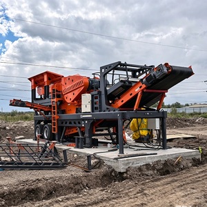 <span class=keywords><strong>Concasseur</strong></span> à mâchoires <span class=keywords><strong>mobile</strong></span> sur roues 200tph, installation de concassage primaire pour pierre, calcaire, granit, quartz - Product Image 1