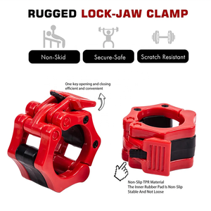 Colliers d'haltères à dégagement rapide, pinces de serrage antidérapantes, Clips de poids 25mm 50mm, vente en gros - Product Image 3