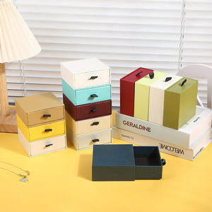 Csmd Trung Quốc Nhà cung cấp trượt quà tặng bao bì màu đỏ tùy biến tông lưu trữ đồ trang sức hộp cho Bông tai - Product Image 2