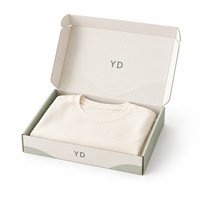 Boîte d'expédition en carton ondulé avec logo personnalisé, pliable, pour envoi aérien, impression simple et double face, emballage cadeau