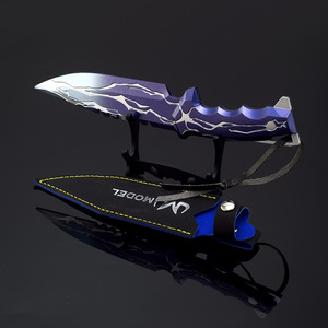 Tiktok, vendedor caliente, venta al por mayor, cuchillo de castigo Valorant God, funda de 22cm, versión de arma de Metal genial, modelo de espada de juguete de seguridad - Product Image 4