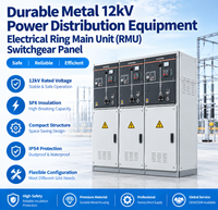 Panneau de commutation RMU (Ring Main Unit) en métal durable pour équipement de distribution électrique 12 kV