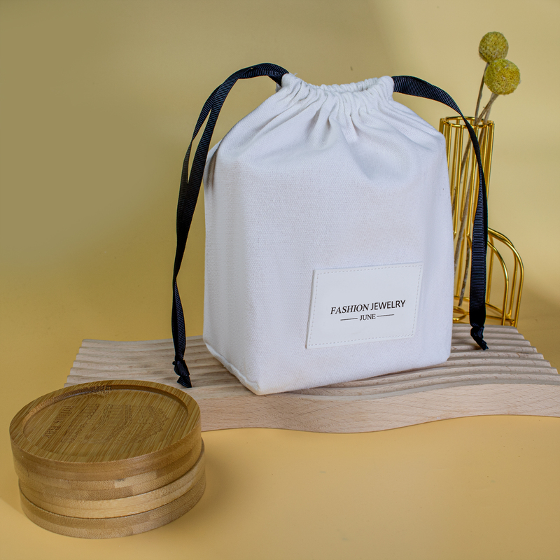 Eco Drawstring Organic Canvas Cotton Dust