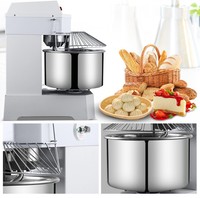 Mélangeur à Pâte Commercial Économique 25kg 30L Neuf, Moulin à Farine Spirale Multifonctionnel Domestique en Acier Inoxydable pour Noix et Eau, Fourniture d'Usine