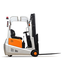 Mini chariot élévateur électrique à 3 roues de 1,5ton avec une hauteur de levage maximale de 4500mm
