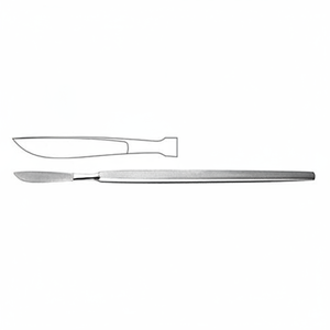Cuchillo de disección quirúrgica Dental, bisturí con mango con punto de seguridad graduado, acero Manual para herramienta de implante Oral de Hospital - Product Image 1