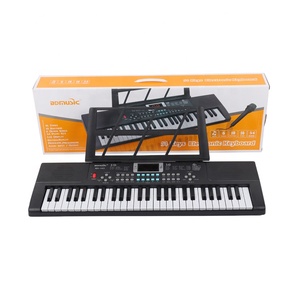 <span class=keywords><strong>Clavier</strong></span> de piano électrique 54 touches en plastique avec haut-parleur intégré, design compact, multifonctionnel, orgue électronique à accord simple, alimentation USB - Product Image 5
