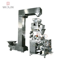 Machine de remplissage automatique de perles de thé à bulles, pesée linéaire, machine d'emballage sous vide pour sachets préfabriqués