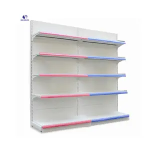 Prezzo di fabbrica doppio lato metallico negozio al dettaglio supermercato Gondola scaffalatura scaffale per negozio - Product Image 1
