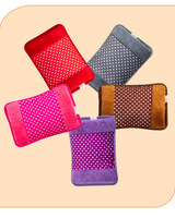 Wiederaufladbarer Elektrischer Handwärmer mit Plüsch-Handtaschen, Gepunktete Winter-Wärme-Tasche, Geschenk für Frauen