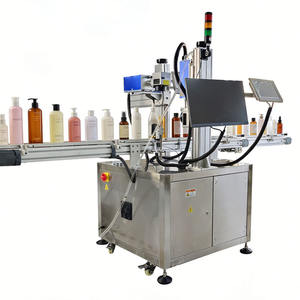 Équipement de marquage laser UV à deux têtes pour bouteilles d'emballage cosmétique, solution de marquage anti-contrefaçon avec code matriciel <span class=keywords><strong>et</strong></span> convoyeur servo - Product Image 3